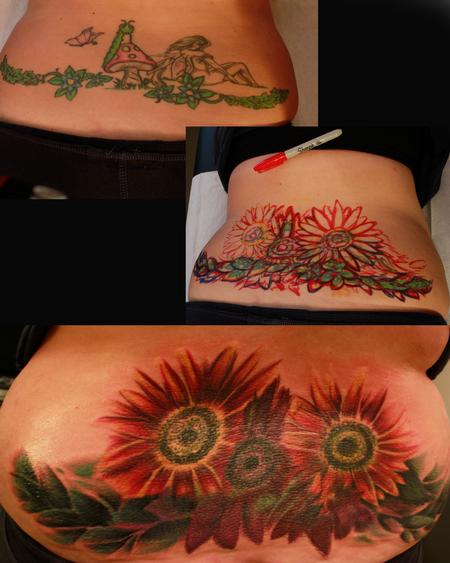 Tattoos - Sunflowers - 114248